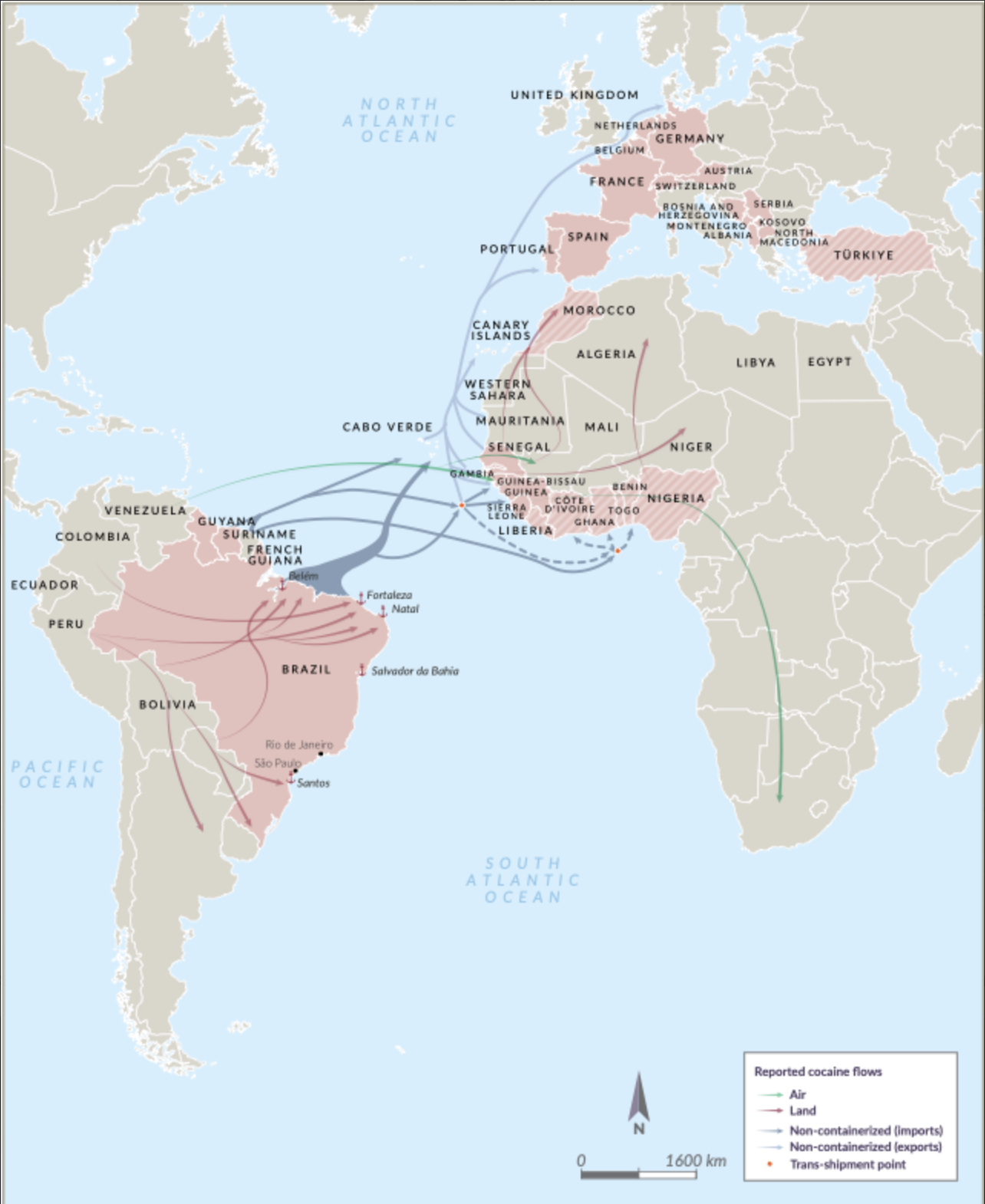 Routes via the Maroni visual